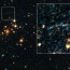 El telescopio espacial Hubble ha descubierto un extraño arco de luz detrás de un cúmulo masivo de  galaxias. Hno. Danilo