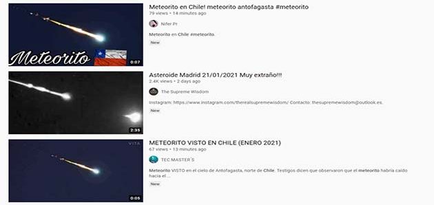 METEORITOS EN VARIOS LUGARES METEORITOS EN VARIOS LUGARES